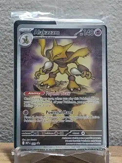 Alakazam 009 - Pokemon TCG Mega Evolutions - ETB Promo - SEALED - Image 1