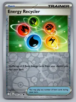 Pokemon TCG SV10: Destined Rivals Energy Recycler 164/182 Reverse Holo - Image 1