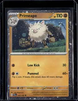 Primeape - 107/193 / Paldea Evolved - Cosmos Holo 2023 (NM) / Pokemon TCG - Image 1