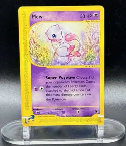 Mew 55/165 NonHolo Pokemon Expedition 2002 Wotc Vintage LP/NM - Image 2