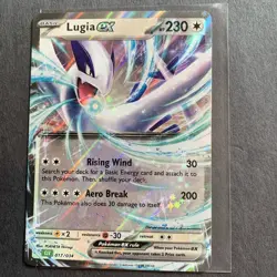 Pokemon TCG: Lugia ex 017/034 Classic Set Holo Full Art Rare Near Mint - Image 1