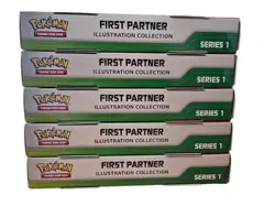 Lot Of 5 X Pokemon First Partner Series 1 Illustration Collection - Image 5