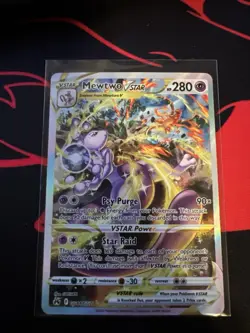 Pokemon Mewtwo VSTAR GG44/GG70 Crown Zenith Galarian Gallery Ultra Rare Holo - Image 1