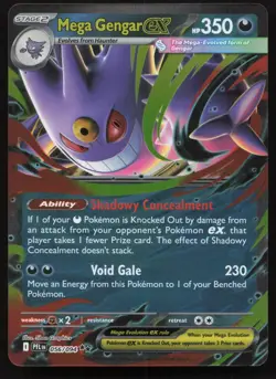 Mega Gengar ex 056/094 PFL Phantasmal Flames Pokemon - NM - Image 1