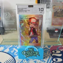 PCG 10 Pokemon Red's Challenge Unbroken Bonds Full Art #213 (like PSA) - Image 1