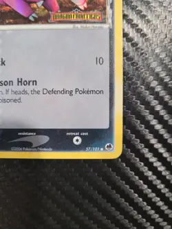 Nidoran Stamped Reverse Holo 57/101, Dragon Frontiers, Pokemon LP - Image 2