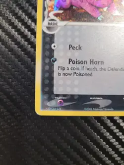 Nidoran Stamped Reverse Holo 57/101, Dragon Frontiers, Pokemon LP - Image 3