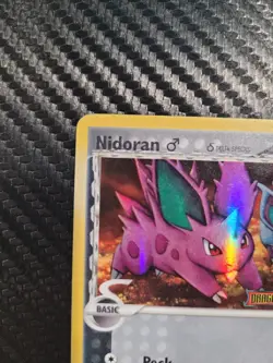 Nidoran Stamped Reverse Holo 57/101, Dragon Frontiers, Pokemon LP - Image 4