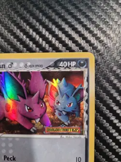 Nidoran Stamped Reverse Holo 57/101, Dragon Frontiers, Pokemon LP - Image 5