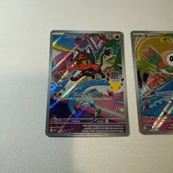 Pokemon TCG First Partner Illustration Collection Series 1 Gen 7 Alola Starters - Image 2