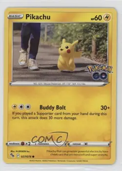 Pikachu Pokemon Sword & Shield Pokemon Go #027 - Image 1