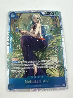 Nefeltari Vivi EB03-024 SR Extra Booster Heroines Edition One Piece Card Game - Image 1