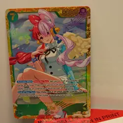 Bandai One Piece Card Game Uta EB03-061 Special Foil 7 Cost 8000 Power English - Image 1