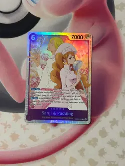 One Piece TCG English Sanji and Pudding EB02-035 SR Anime 25th Collection NM/M - Image 1