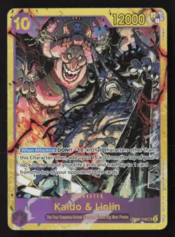 Kaido & Linlin SEC OP08-119 NM - One Piece TCG - Image 1
