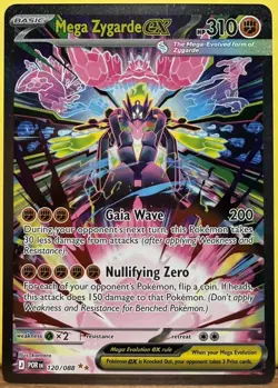 Pokemon Mega Zygarde Ex #120 SIR Perfect Order NM/GEM Special Illustration Rare - Image 2