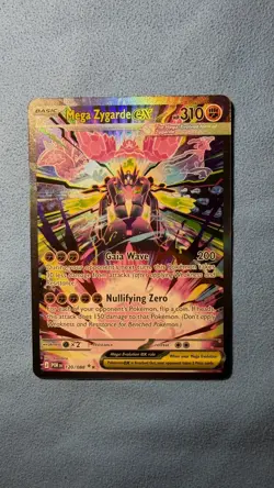 Pokemon Mega Zygarde Ex #120 SIR Perfect Order NM/GEM Special Illustration Rare - Image 5