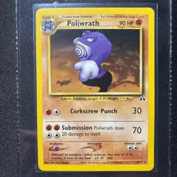 Poliwrath 28/75 Neo Discovery Regular Wotc Pokemon Card - Image 1