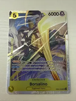 One Piece Card Game Borsalino SR EB04-058 English Adventure on KAMI's Island NM - Image 1