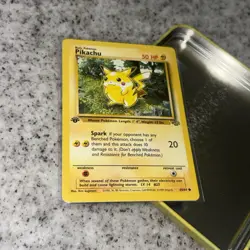 1st Edition Pikachu 60/64 Mint! 📲🔥 | WOTC Vintage Grail | Pokemon TCG Card NM - Image 2