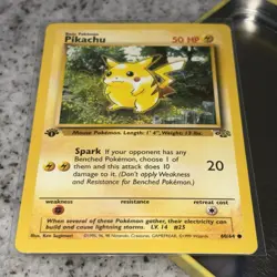 1st Edition Pikachu 60/64 Mint! 📲🔥 | WOTC Vintage Grail | Pokemon TCG Card NM - Image 3