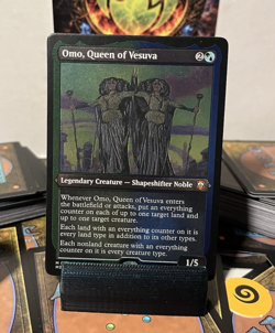 MTG Commander Deck -100 Cards-Omo, Queen of Vesuva (Thick/Etched) -All Pictured - Image 1