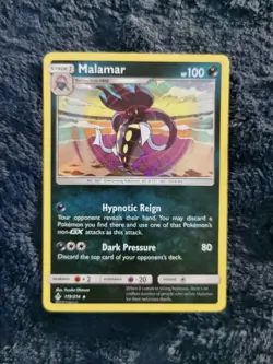 • MALAMAR - 119/214 | Holo | Rare | UNBROKEN BONDS | Pokemon Cards TCG | NM • - Image 1