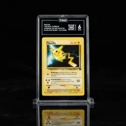 Pikachu Black Star Promo #4 - Pokemon: The First Movie - TAG EX MT 6 - Image 1