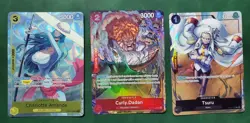Best Selection Vol. 1 foil cards x 3 OP02 One Piece TCG ENGLISH - Image 1