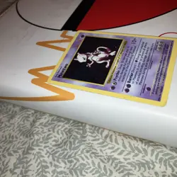 Pokemon TCG Mewtwo Base Set Holo shadowless Rare Card 10/102 - Image 3