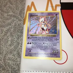 Pokemon TCG Mewtwo Base Set Holo shadowless Rare Card 10/102 - Image 5