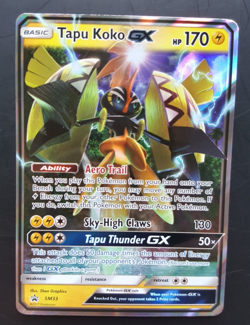 Tapu Koko GX - SM50 - Black Star Promo Pokemon TCG Sun Moon Holo Rare - NM - Image 1
