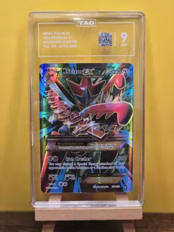 TAG 9 MINT M Scizor EX 120/122 Breakpoint Holo Pokemon Card - Image 1