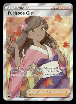 Furisode Girl - 190/195 - Ultra Rare - Silver Tempest - Pokemon Card - NM/M - Image 1
