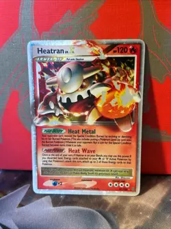 Pokemon TCG Heatran LV.X Holo Ultra Rare Card 97/100 Diamond & Pearl Stormfront - Image 1