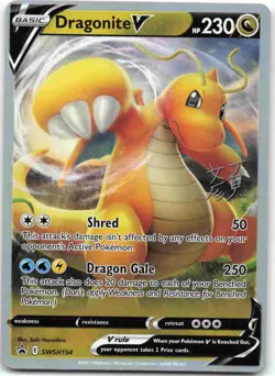 Dragonite V - Promo SWSH: Sword & Shield Promo Cards SWSD Dragon Holo SWSH154 20 - Image 1