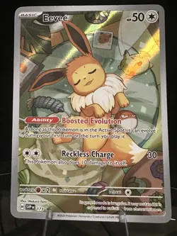 Pokemon Eevee 173 Sv: Scarlet & Violet Promo Holo Card 50 HP - Image 1