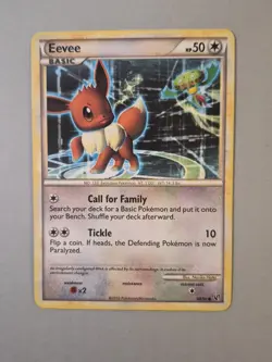 Eevee 48/90 2010 + 59/111 2009 Pokemon Card Lot Undaunted Rising Rivals - Image 4