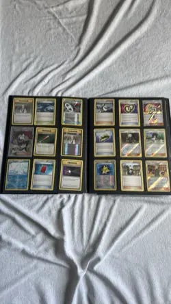 Pokemon TCG Trainer Card Lot Regular Holo Binder English - 18 Cards - Image 1