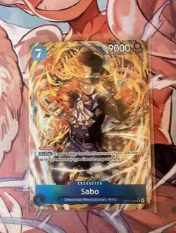 Sabo OP15-046 Alternate Art SR One Piece Card Game English NM - Image 1