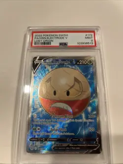 Hisuian Electrode V 172/196 Lost Origin PSA 9 Pokemon Card - Image 5