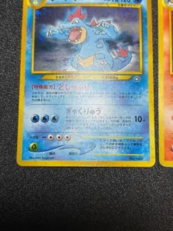 (MP) Typhlosion Meganium Feraligatr Holo Premium File Japanese Pokemon Card - Image 5