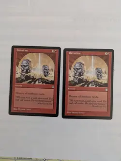 2 Ruination Stronghold MTG NM Free Shipping with tracking - Image 1