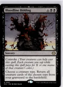 Bloodline Bidding Lorwyn Eclipsed Regular NM R 0091 - Image 1