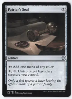 Patriar's Seal Normal U Commander Legends: Battle for Baldur's Gate 332 NM - Image 1