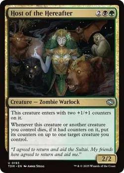 Host of the Hereafter - FOIL - Tarkir: Dragonstorm #0193 MTG LP - Image 1