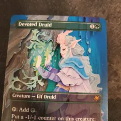 MTG - Devoted Druid - Borderless - ECL 0138 Lorwyn Eclipsed Special Guest Mythic - Image 2