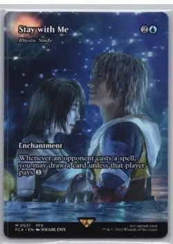 Stay with Me - Rhystic Study (Showcase) M FINAL FANTASY: Through the Ages #31 NM - Image 1
