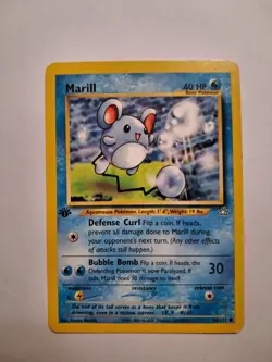 Pokemon TCG Marill Neo Genesis 66/111 First Edition - Image 1