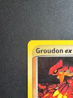 2003 Pokemon Groudon ex 001 Black Star promo Non Holo NO DOT CODE - Very Rare - Image 3